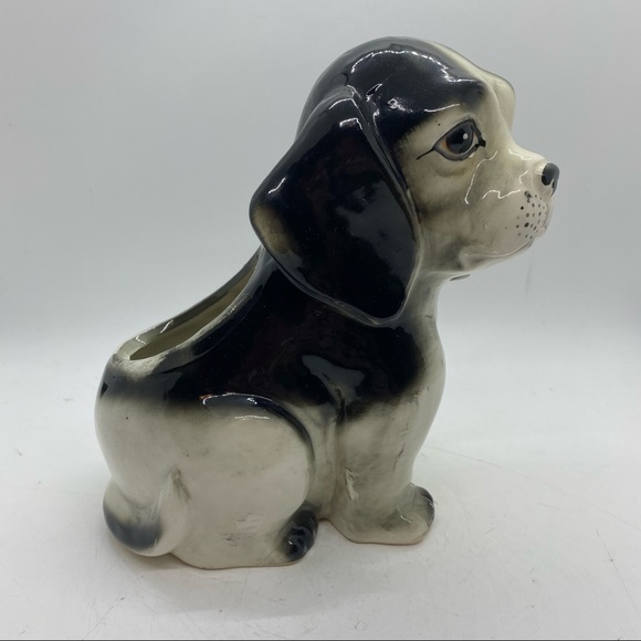 Vintage Japan Nancy Pew Puppy Dog Spaniel Planter Succulent - Picture 2 of 6